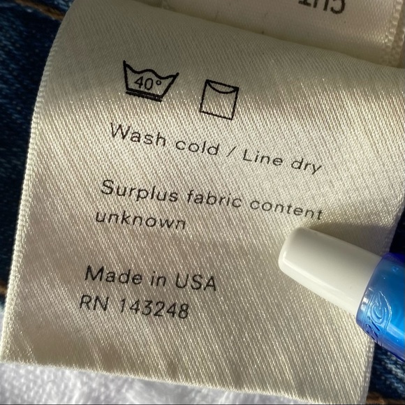 Reformation Mid Rise Crop Flare Jeans - Dark Stone - Picture 10 of 14